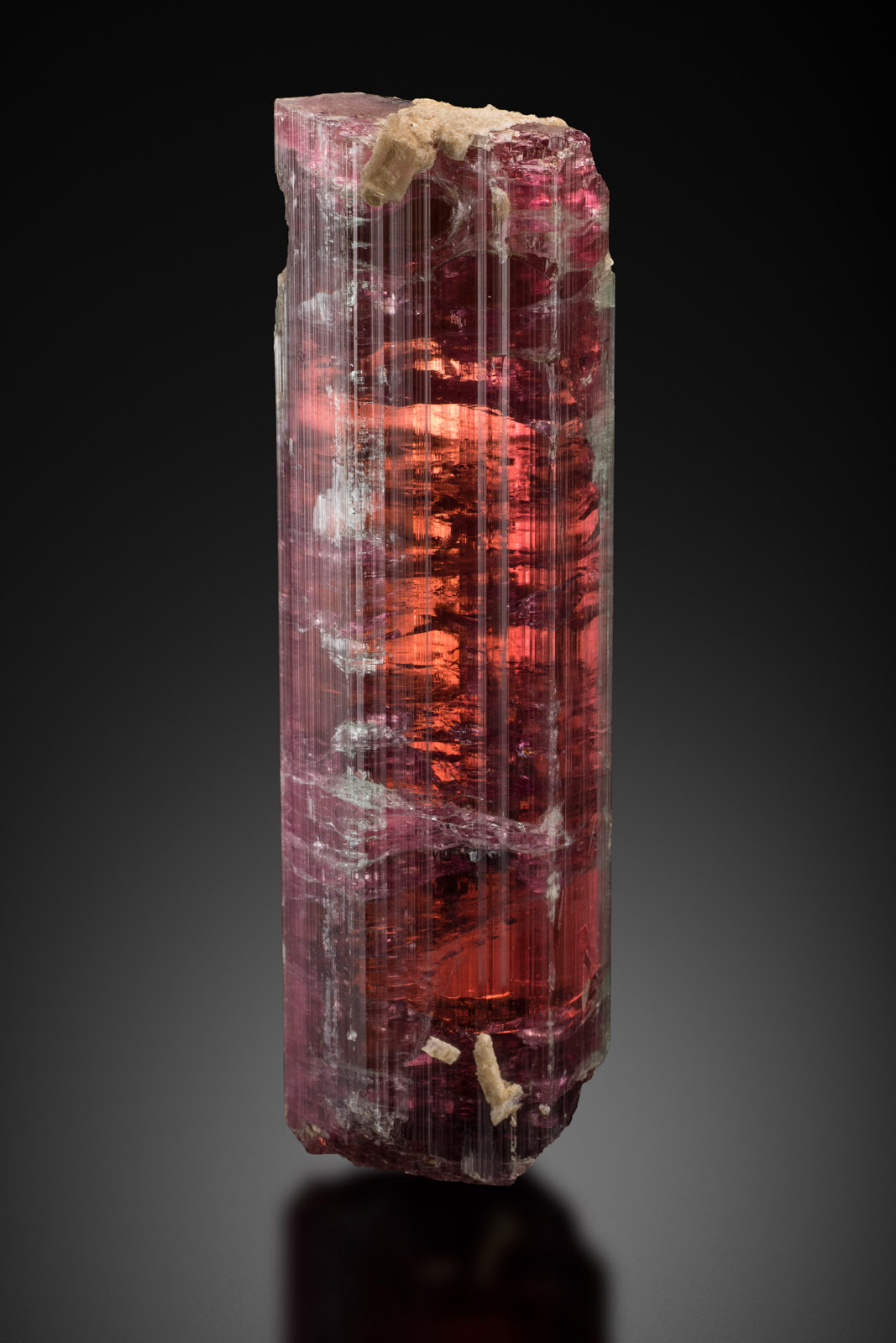 Discover rubellite tourmaline crystal