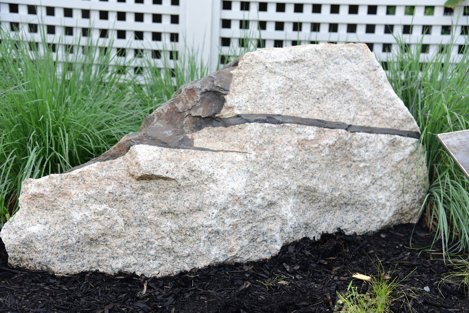 Granite with Basalt Dike Maine Mineral & Gem Museum Bethel ME