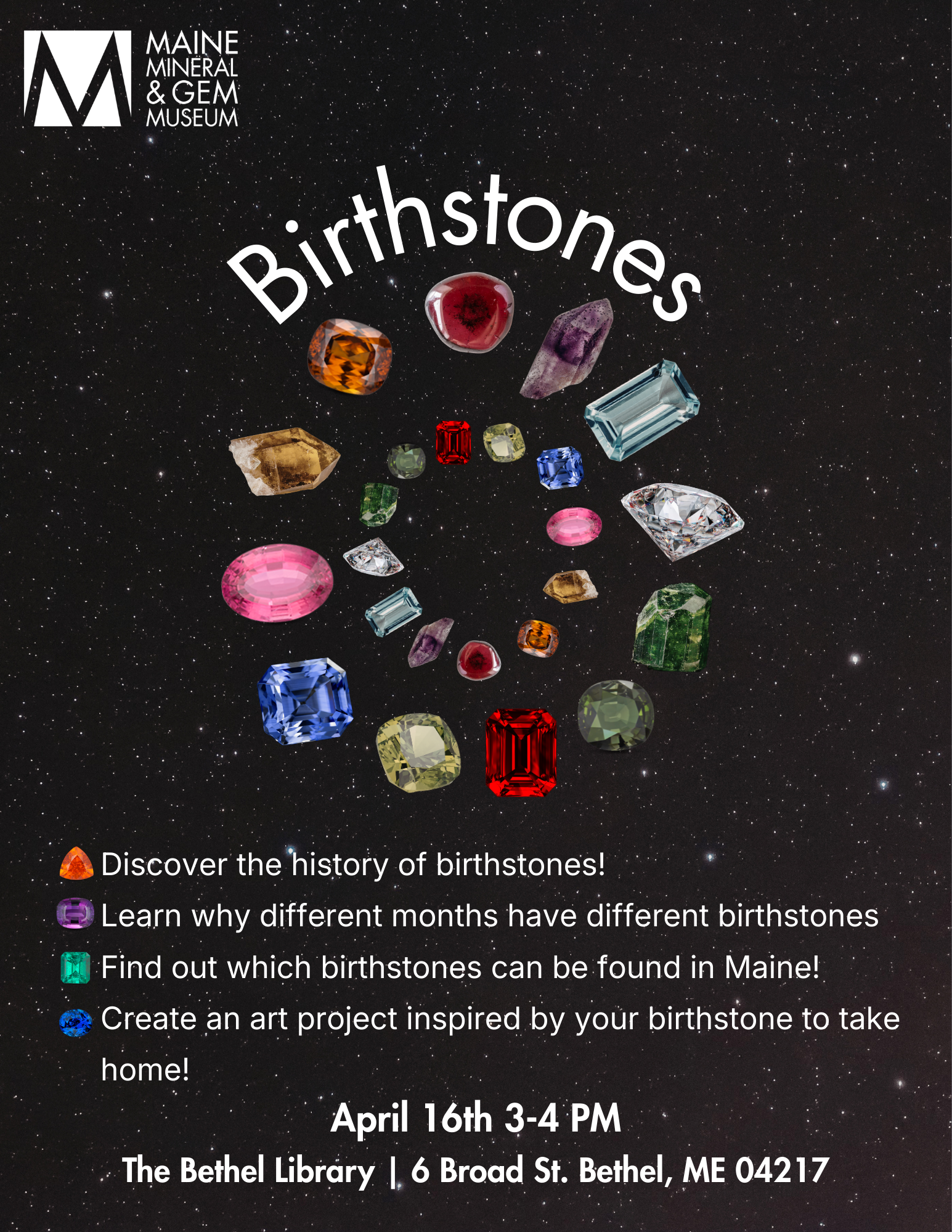 Birthstones: MMGM at The Bethel Library