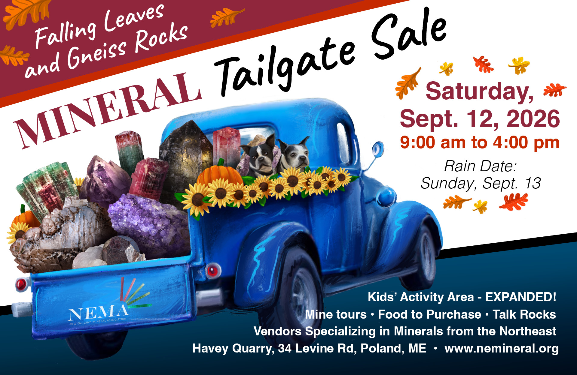 NEMA’s Annual Fall Mineral Tailgate Sale 2026