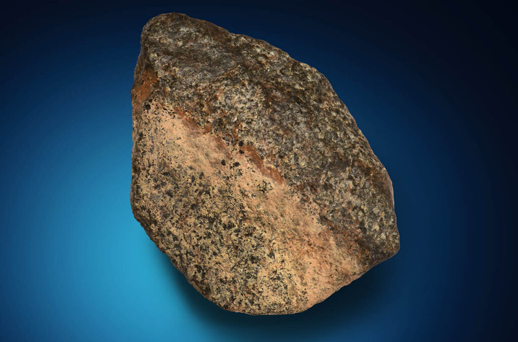 picture of martian meteorite Teghaza-001
